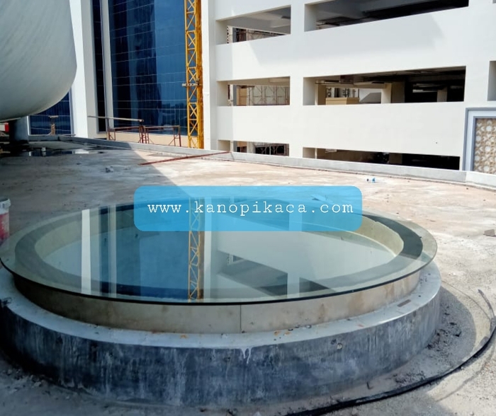 Kanopi Kaca Bulat Pantai Indah Kapuk - Desain Premium untuk Dak & Void Kanopi Kaca Bulat Pantai Indah Kapuk - Desain Premium untuk Dak & Void